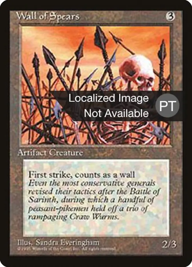 Wall Of Spears [Fourth Edition (Foreign Black Border)] 1