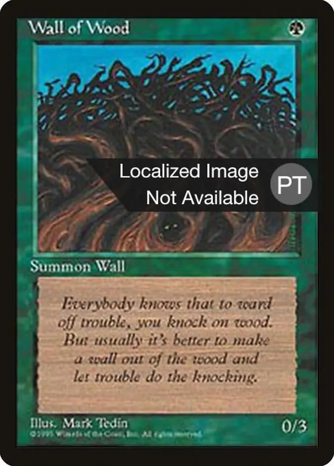 Wall Of Wood [Fourth Edition (Foreign Black Border)] 1