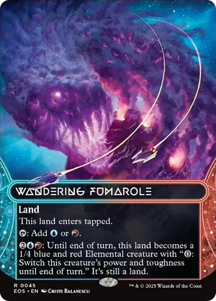 Wandering Fumarole (0045) (Borderless) [Edge Of Eternities: Stellar Sights] 1