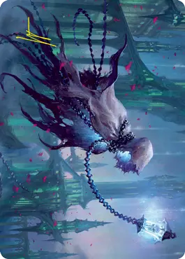 Wanderlight Spirit Art Card (Gold-Stamped Signature) [Innistrad: Crimson Vow Art Series] 1