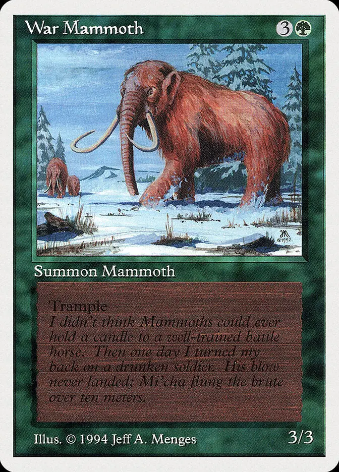 War Mammoth [Summer Magic / Edgar] 1