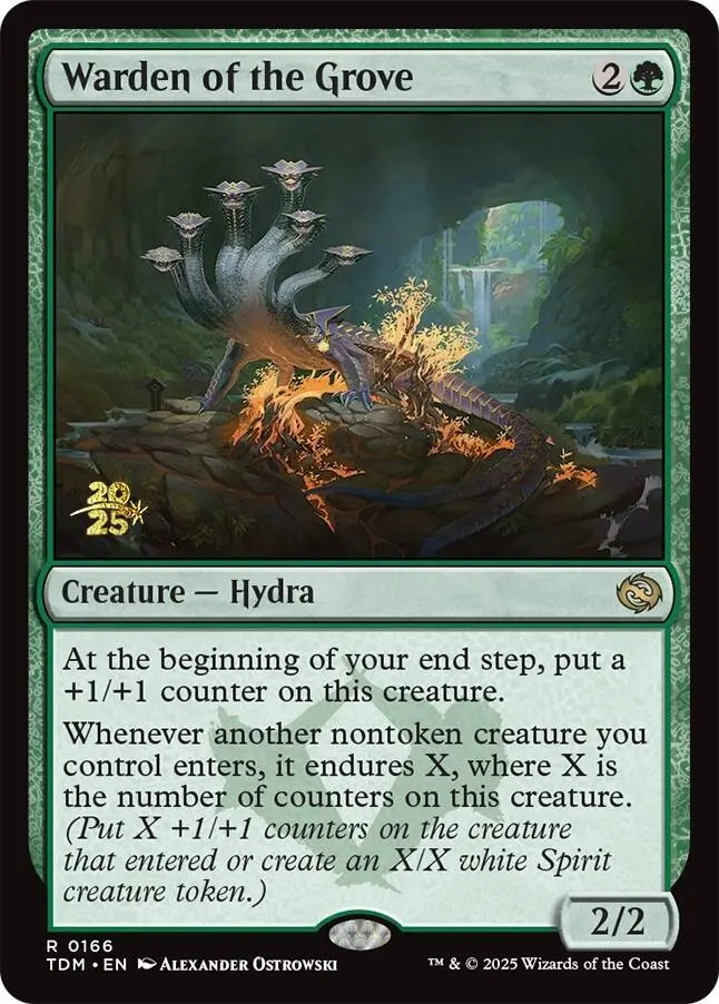 Warden Of The Grove [Tarkir: Dragonstorm Prerelease Cards] 1