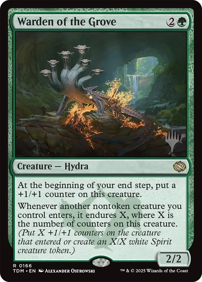 Warden Of The Grove [Tarkir: Dragonstorm Promos] 1
