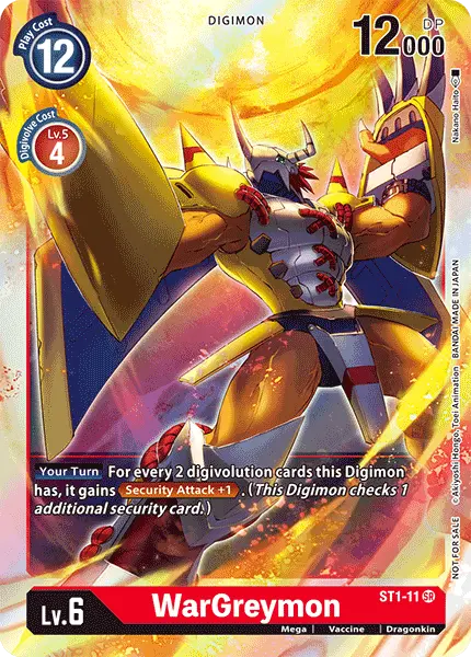 Wargreymon [St1-11] (Event Pack) [Starter Deck: Gaia Red Promos] 1