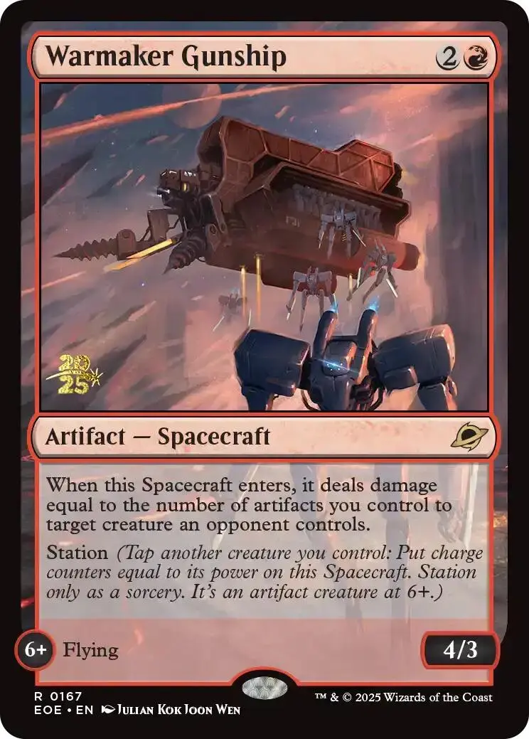 Warmaker Gunship [Edge Of Eternities Prerelease Promos] 1