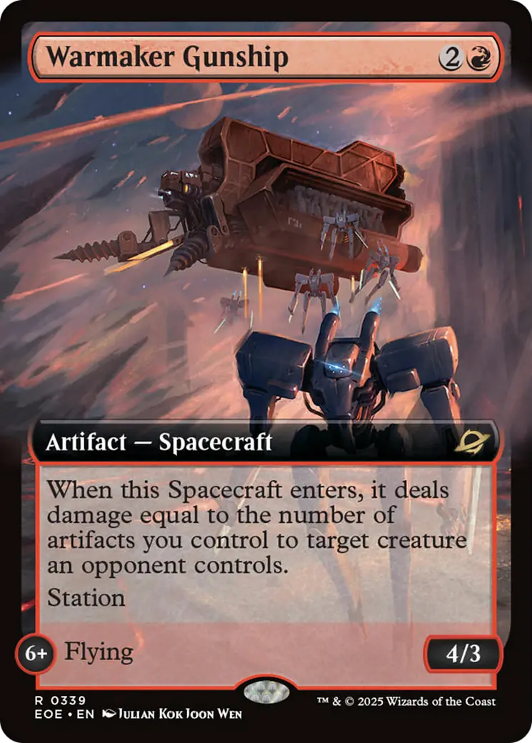 Warmaker Gunship (Extended Art) [Edge Of Eternities] 1