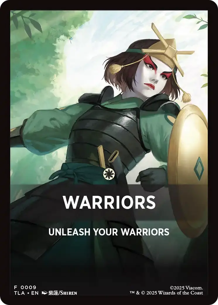 Warriors Theme Card [Avatar: The Last Airbender Tokens] 1