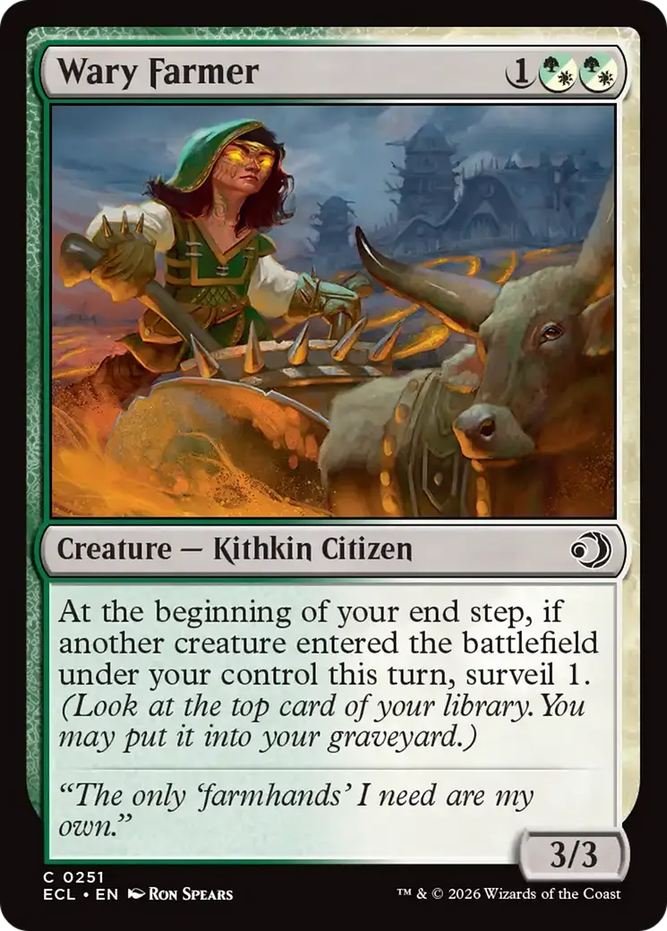 Wary Farmer [Lorwyn Eclipsed] 1
