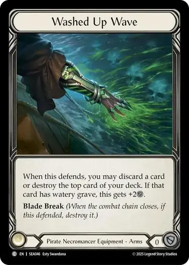 Washed Up Wave (Treasure) [Sea046] (High Seas)  Cold Foil 1