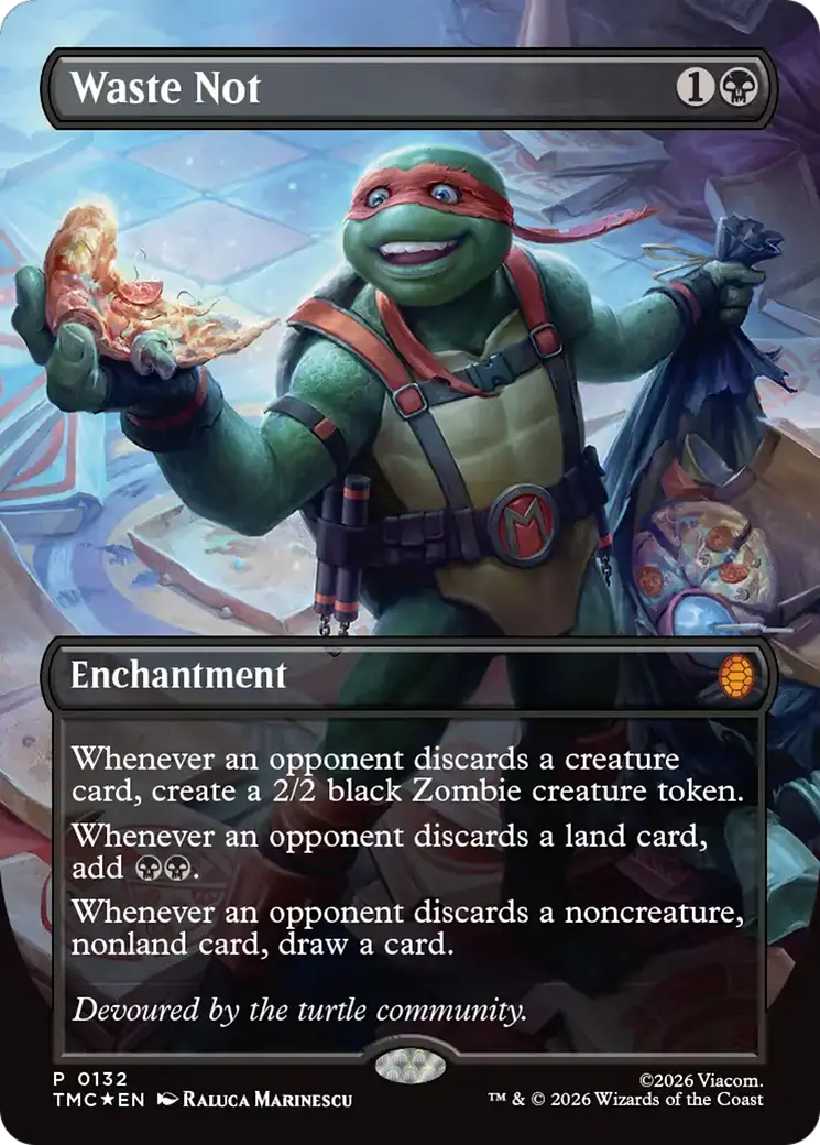 Waste Not (Borderless) [Teenage Mutant Ninja Turtles Promos] 1
