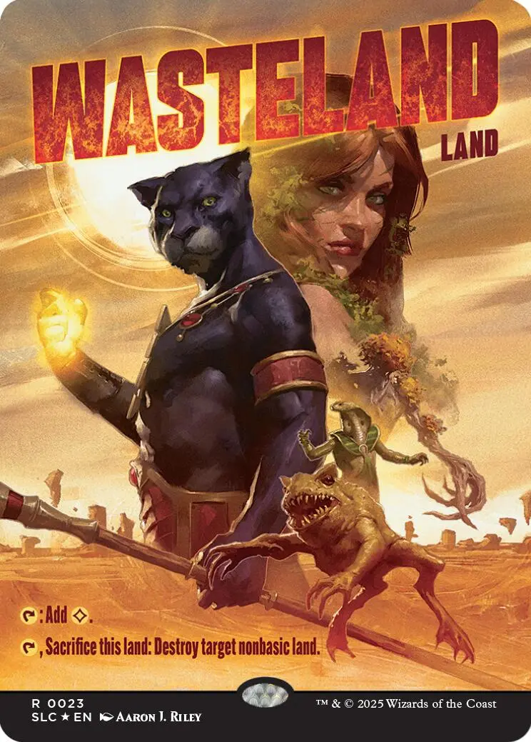 Wasteland (Halo Foil) [Secret Lair Countdown Kit] 1