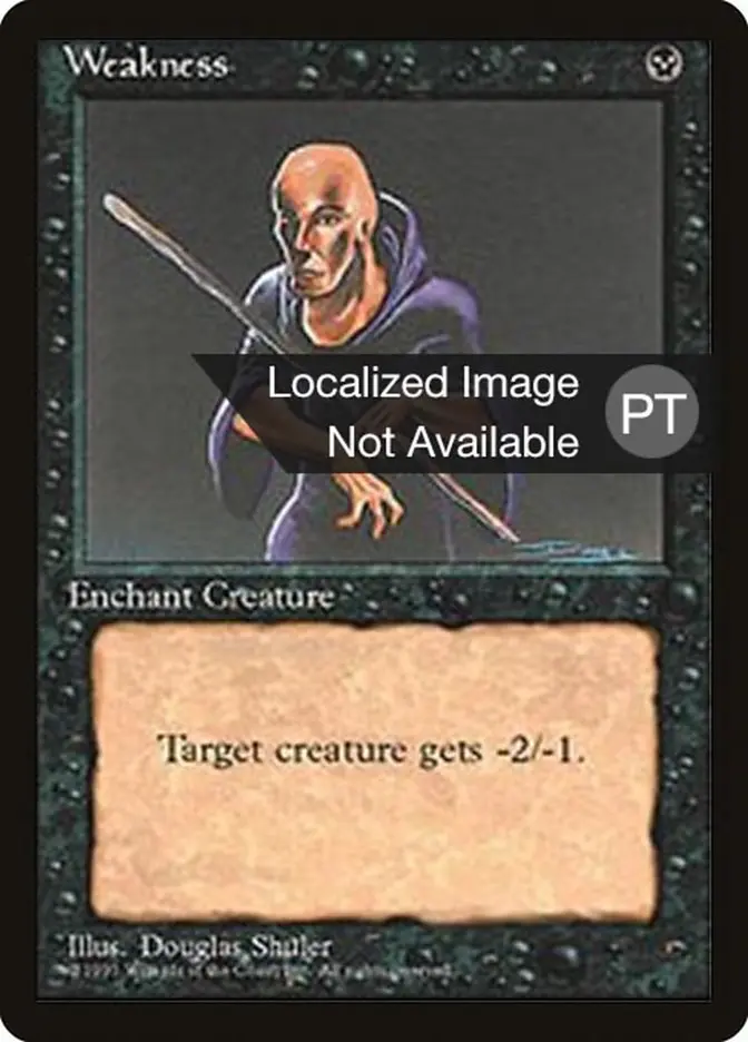 Weakness [Fourth Edition (Foreign Black Border)] 1