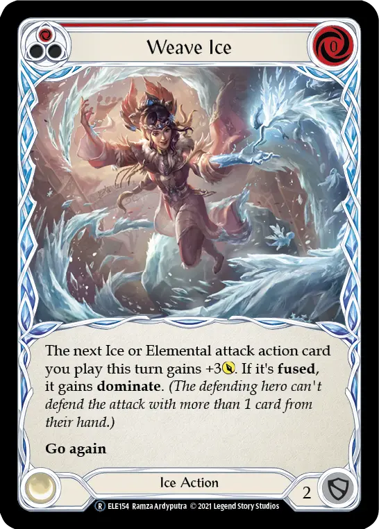 Weave Ice (Red) [U-Ele154] Unlimited Rainbow Foil 1