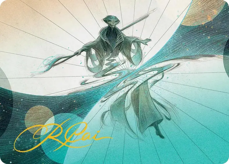 Weftwalking Art Card (Gold-Stamped Signature) [Edge Of Eternities Art Series] 1
