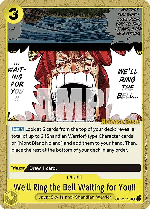 We'll Ring The Bell Waiting For You!! [Legacy Of The Master Release Event Cards] 1