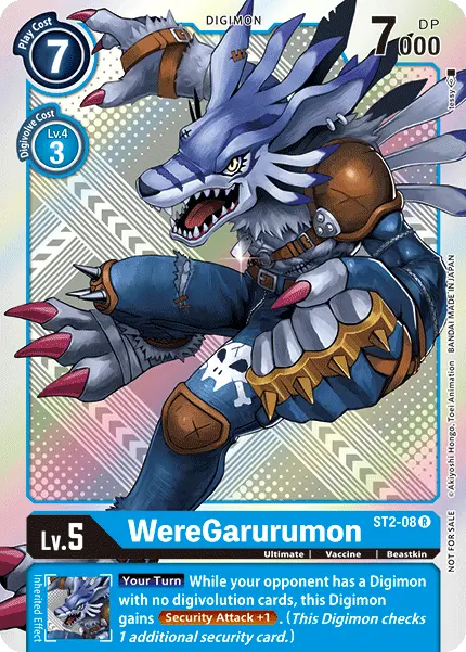 Weregarurumon [St2-08] (Tournament Pack 2) [Starter Deck: Cocytus Blue Promos] 1