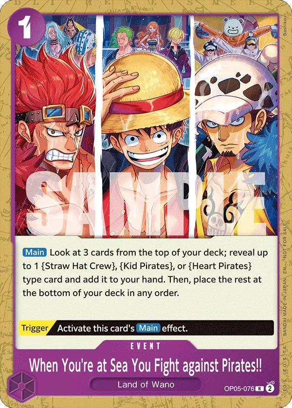 When You're At Sea You Fight Against Pirates!! (2025 Pirates League Store) [Qualifier] [One Piece Promotion Cards] 1