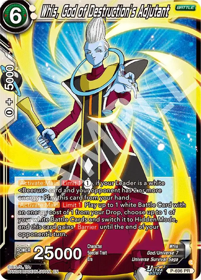 Whis, God Of Destruction's Adjutant (P-696) [Promotion Cards] 1