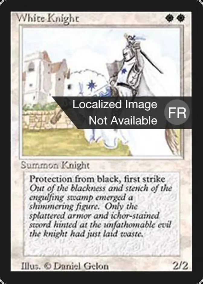 White Knight [Foreign Black Border] 1
