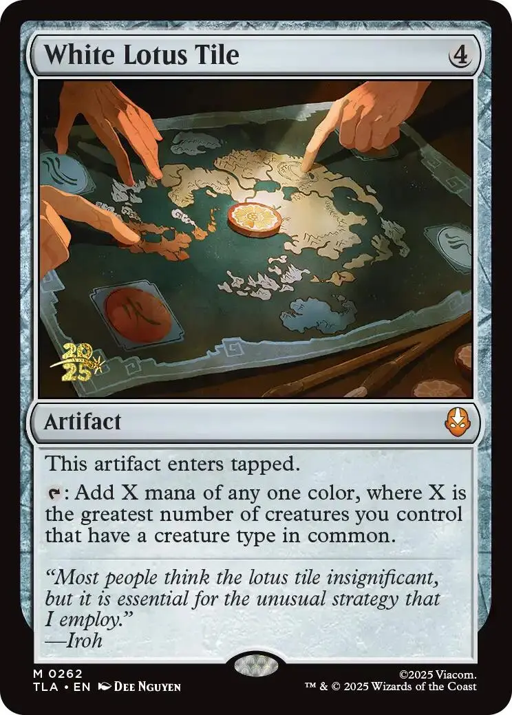 White Lotus Tile [Avatar: The Last Airbender Prerelease Cards] 1