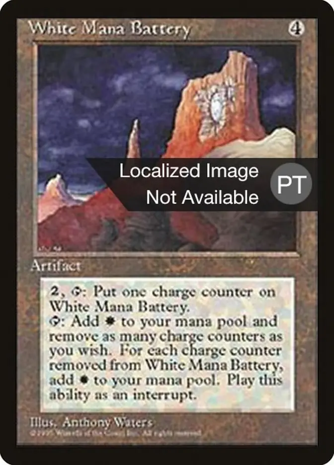 White Mana Battery [Fourth Edition (Foreign Black Border)] 1