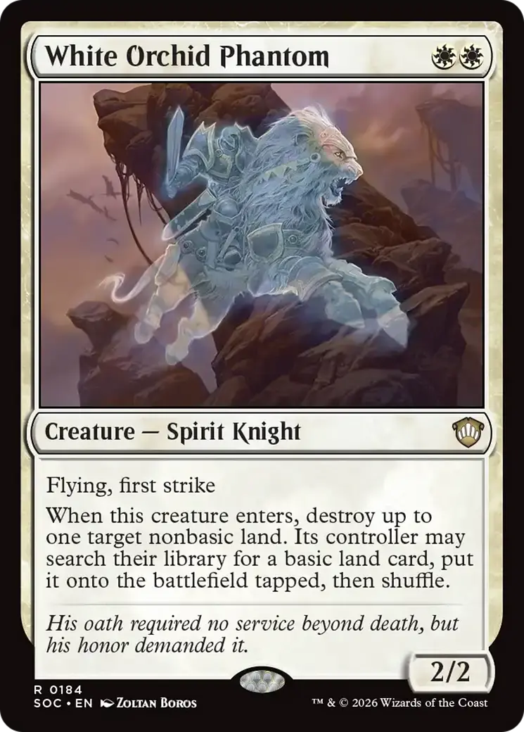 White Orchid Phantom [Secrets Of Strixhaven Commander] 1