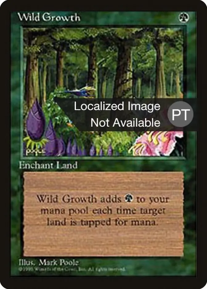 Wild Growth [Fourth Edition (Foreign Black Border)] 1