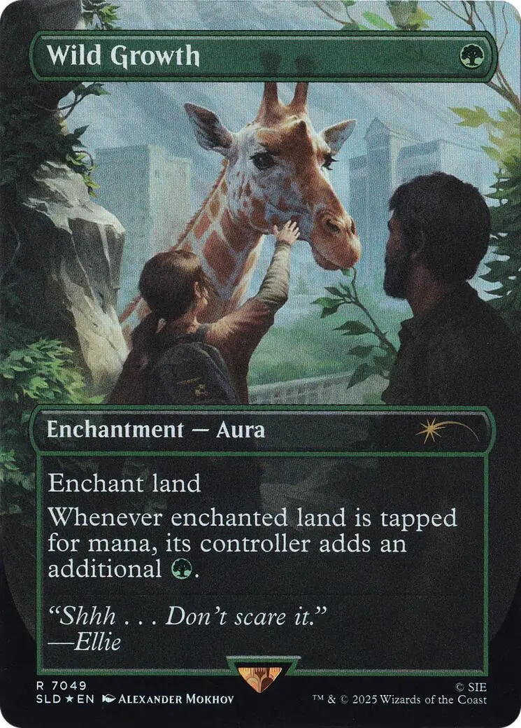 Wild Growth (Rainbow Foil) [Secret Lair Drop Series] 1