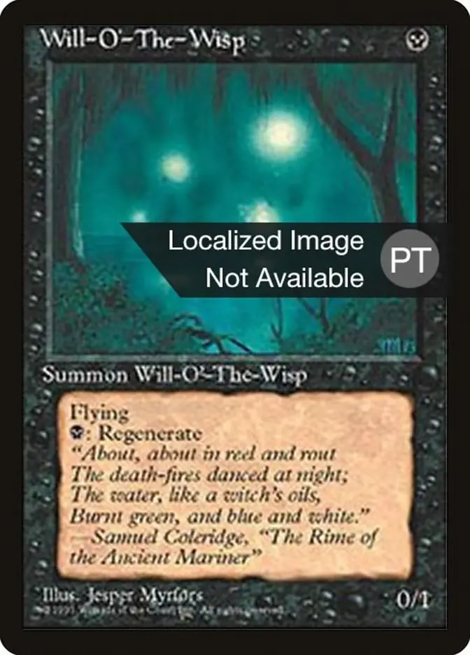 Will-O'-The-Wisp [Fourth Edition (Foreign Black Border)] 1