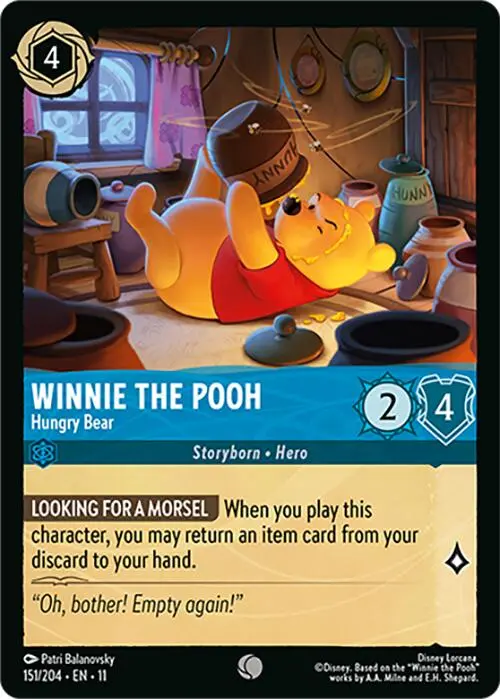 Winnie The Pooh - Hungry Bear (151/204) [Winterspell] 1