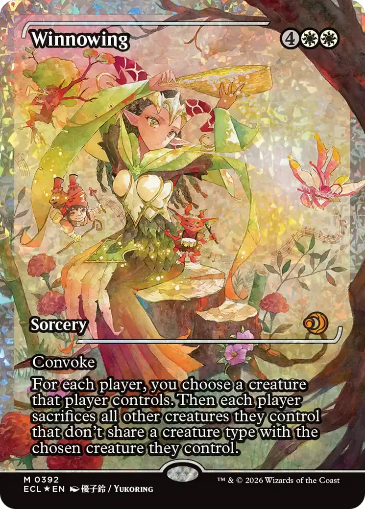 Winnowing (Showcase) (Fracture Foil) [Lorwyn Eclipsed] 1
