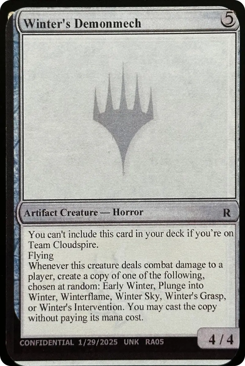 Winter's Demonmech [Unknown Event] 1