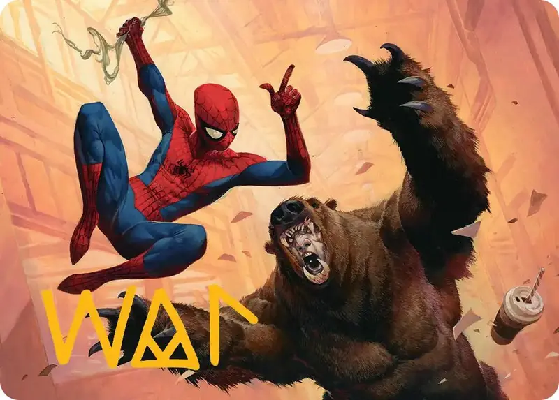 Wisecrack Art Card (Gold-Stamped Signature) [Marvel's Spider-Man Art Series] 1