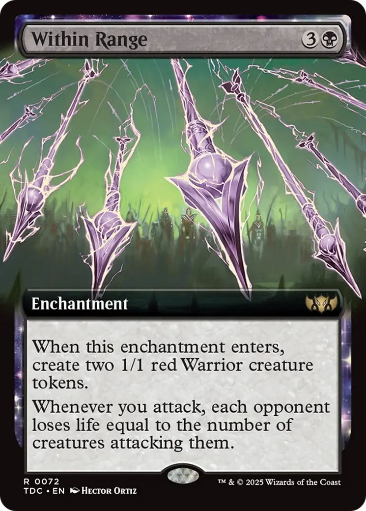 Within Range (Extended Art) [Tarkir: Dragonstorm Commander] 1