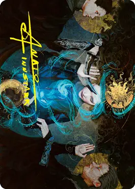 Witness The Future Art Card (Gold-Stamped Signature) [Innistrad: Crimson Vow Art Series] 1