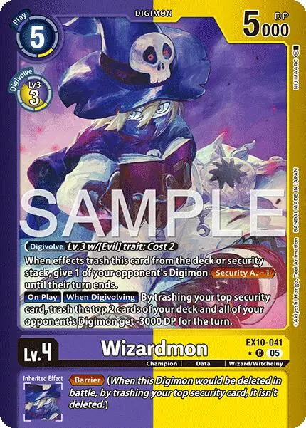 Wizardmon [Ex10-041] (Limited Foil) [Sinister Order] 1