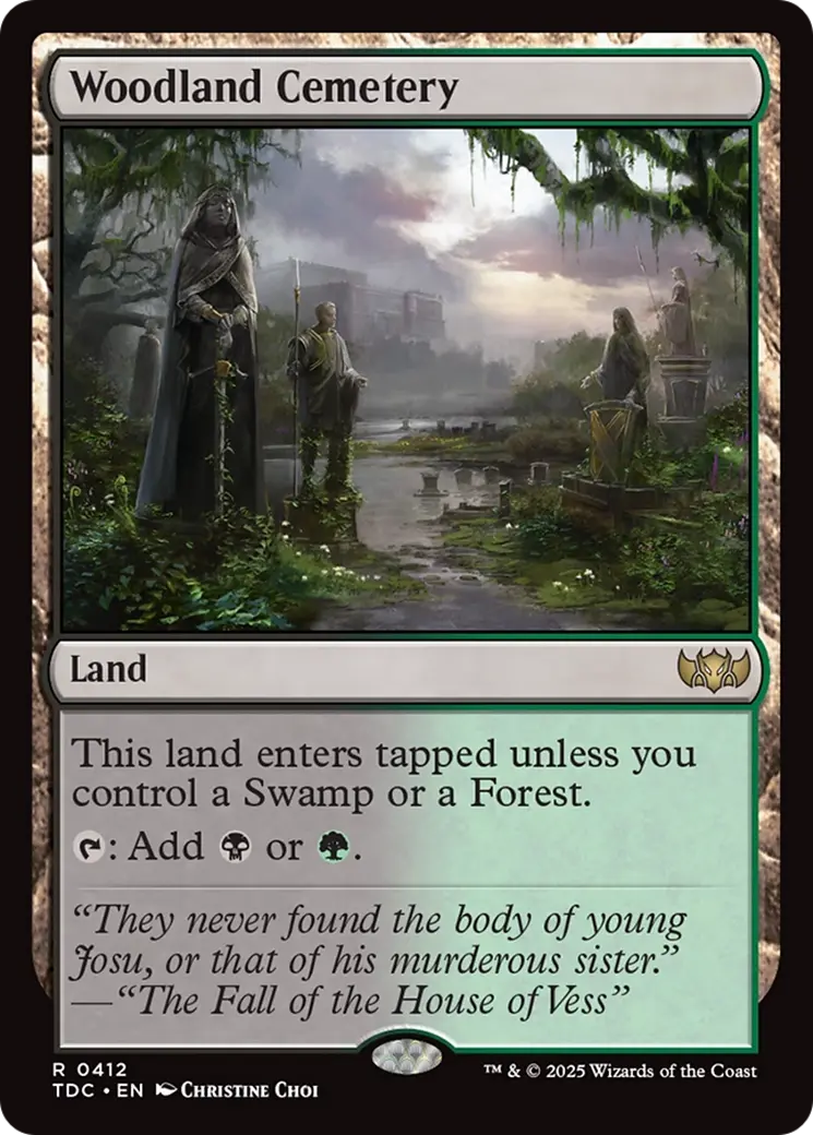 Woodland Cemetery [Tarkir: Dragonstorm Commander] 1