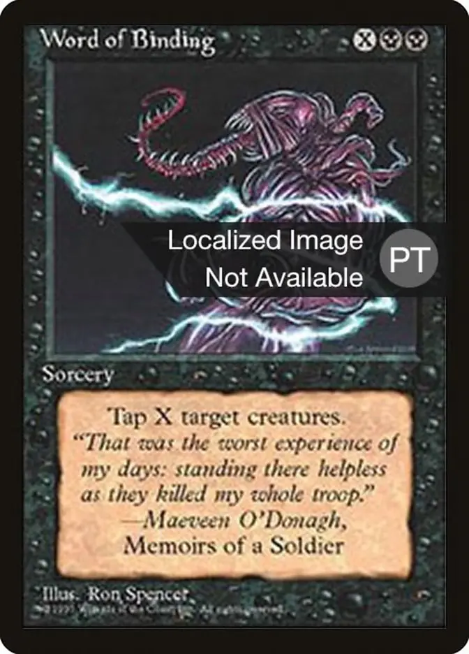 Word Of Binding [Fourth Edition (Foreign Black Border)] 1