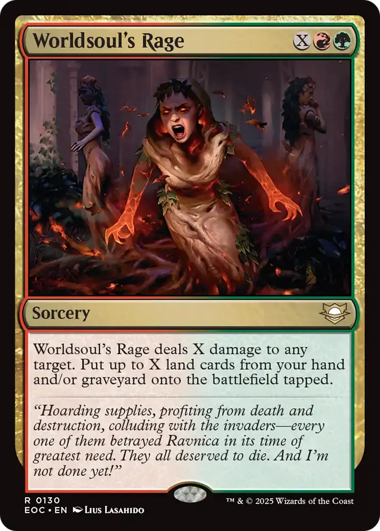 Worldsoul's Rage [Edge Of Eternities Commander] 1