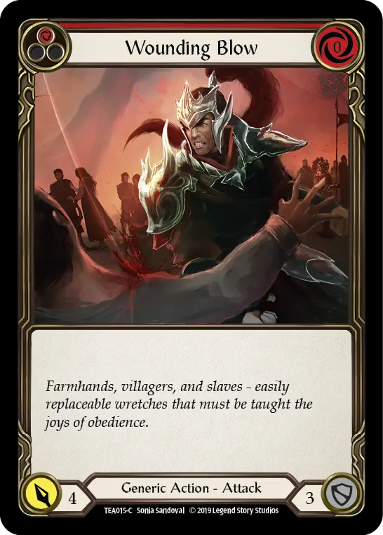 Wounding Blow (Red) [Tea015-C] Normal 1