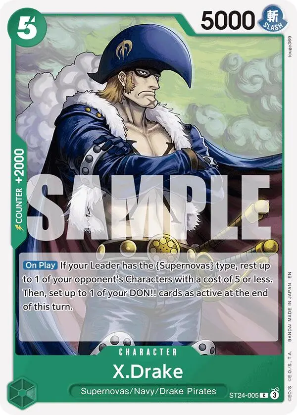 X.Drake [Starter Deck: Green Jewelry Bonney] 1