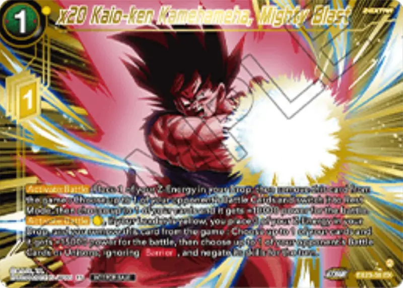 X20 Kaio-Ken Kamehameha, Mighty Blast (Championship 2025 Finals Premium Pack) (Ex23-30) [Tournament Promotion Cards] 1