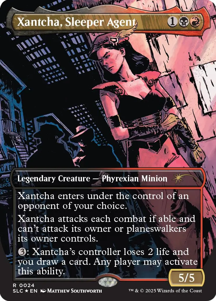 Xantcha, Sleeper Agent (Halo Foil) [Secret Lair Countdown Kit] 1