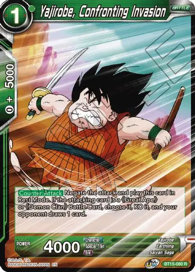 Yajirobe, Confronting Invasion [Bt15-080] 1