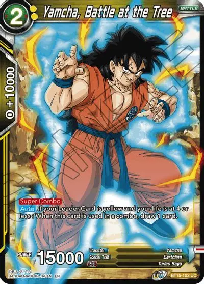 Yamcha, Battle At The Tree [Bt15-102] 1