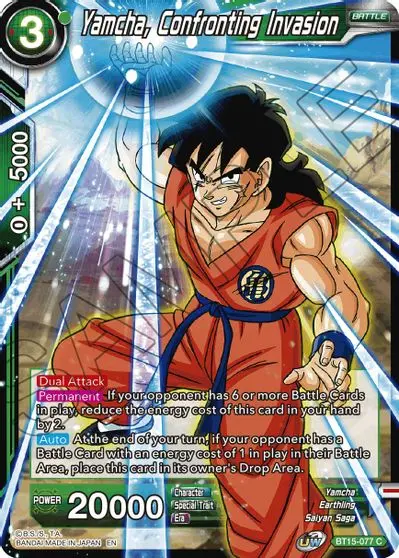 Yamcha, Confronting Invasion [Bt15-077] 1