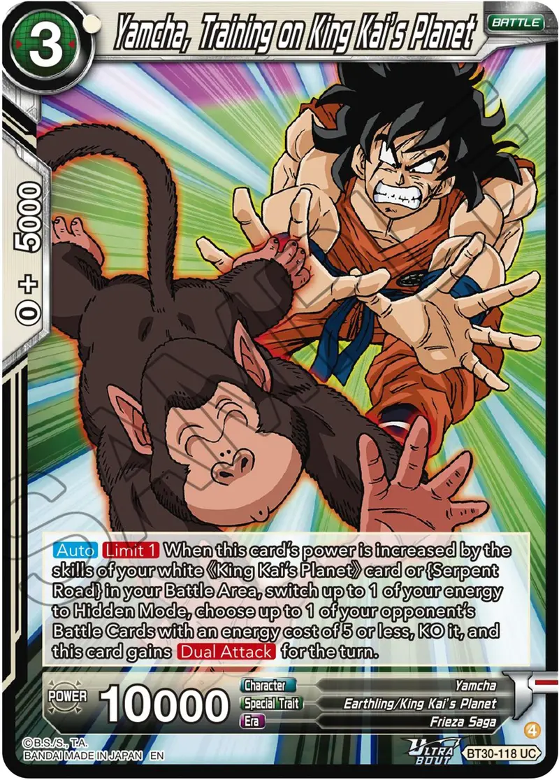 Yamcha, Training On King Kai's Planet (Bt30-118) [Three Glorious Fighters] 1