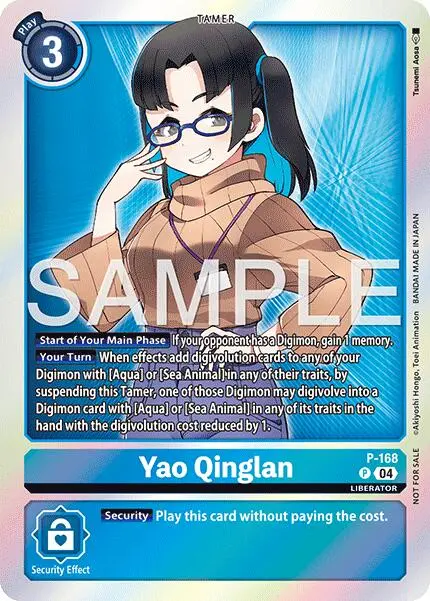 Yao Qinglan [P-168] (Event Pack 8) [Promotional Cards] 1