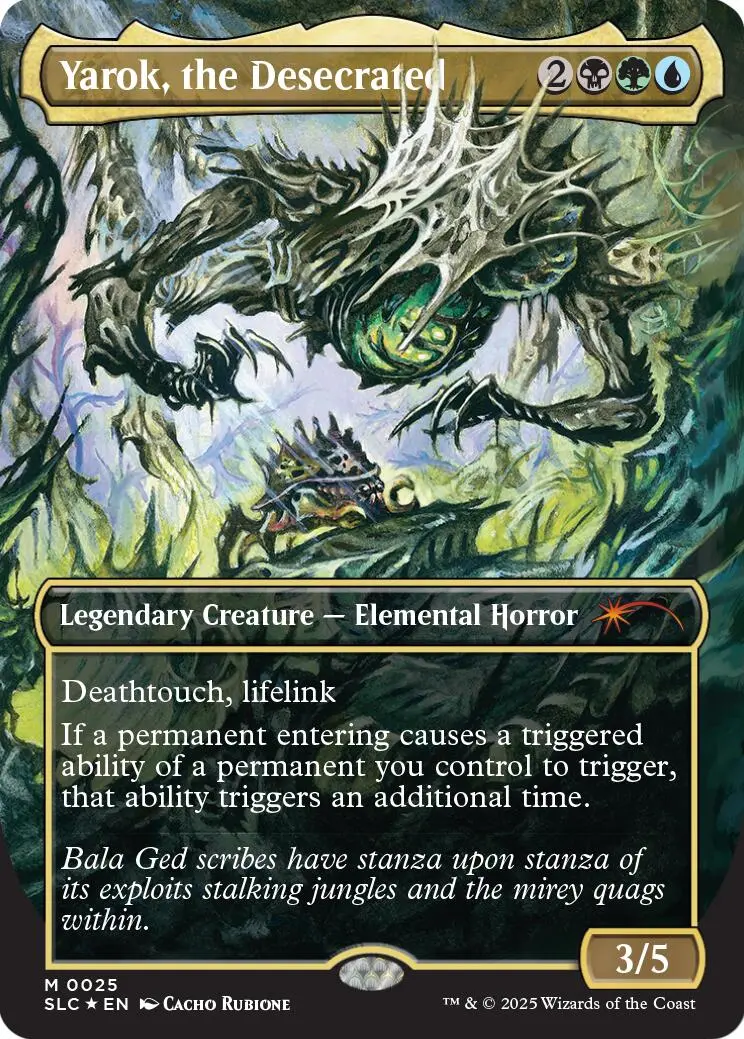 Yarok, The Desecrated (Halo Foil) [Secret Lair Countdown Kit] 1