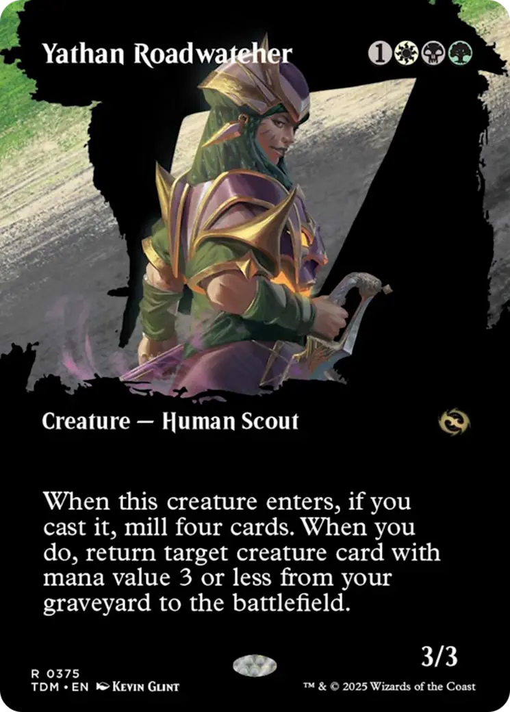 Yathan Roadwatcher (Borderless) [Tarkir: Dragonstorm] 1